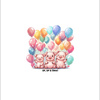 CUTE PIGS - panel (60cm x 50cm)  Cotton woven fabric