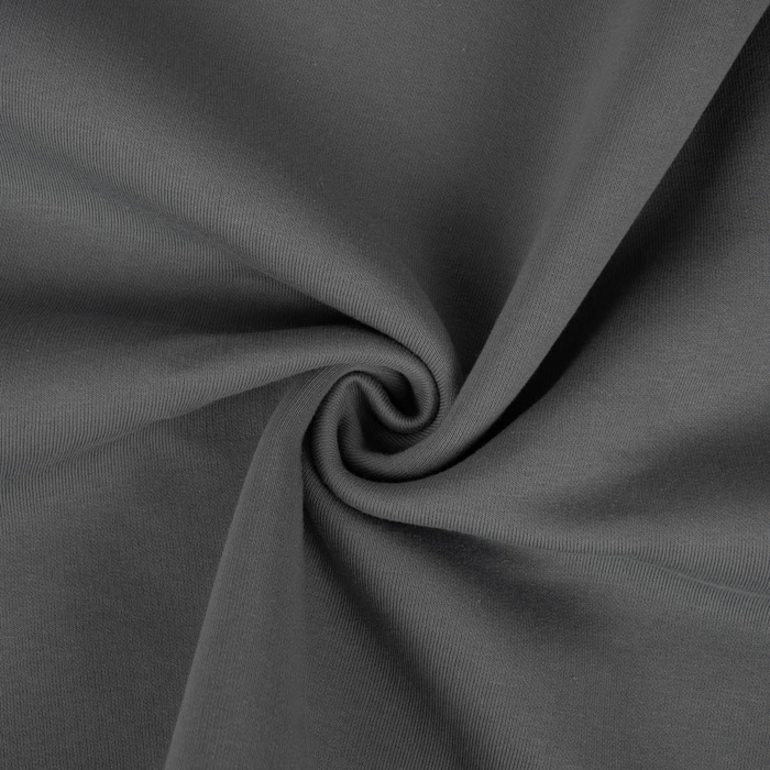 D-32 STEEL GRAY - thick brushed sweatshirt D300