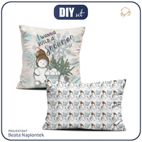 DECORATIVE PILOWS - I WANNA BUILD A SNOWMAN MS. 1 (WINTER IN THE CITY)