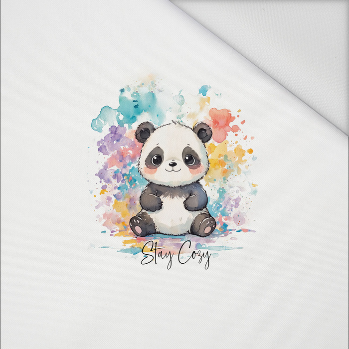 CUTE PANDA - panel (60cm x 50cm) tkanina wodoodporna