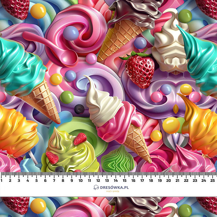 SWEETS WZ.15 - Wintersweat angeraut mit Elastan ITY