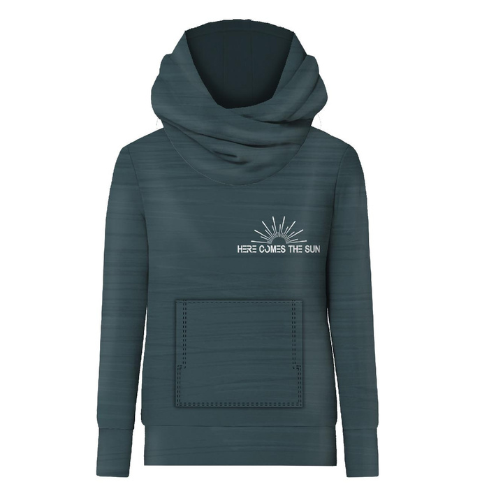 BLUZA Z KAPTUREM UNISEX (HYDRA) - HERE COMES THE SUN - zestaw do uszycia S