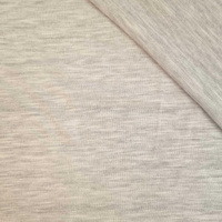 "FLAME" cotton jersey - MELANGE BEIGE