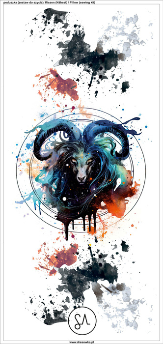 POLŠTÁŘ 45x45 - CAPRICORN - Sada šití