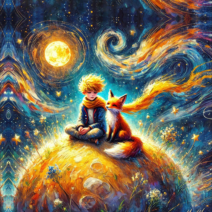 FAIRY WORLD wz.16 - panel (60cm x 50cm) Wasserabweisende Webware