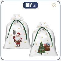 Gift pouches - SANTAS WITH A BAGS OF PRESENTS (IN THE SANTA CLAUS FOREST) - BIG