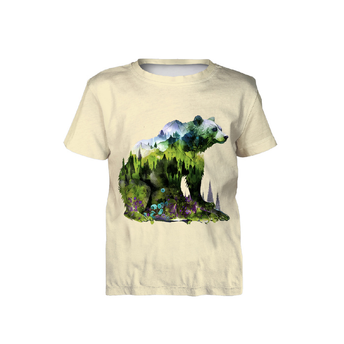KID’S T-SHIRT (116-122) - MOUNTAIN BEAR - sewing set