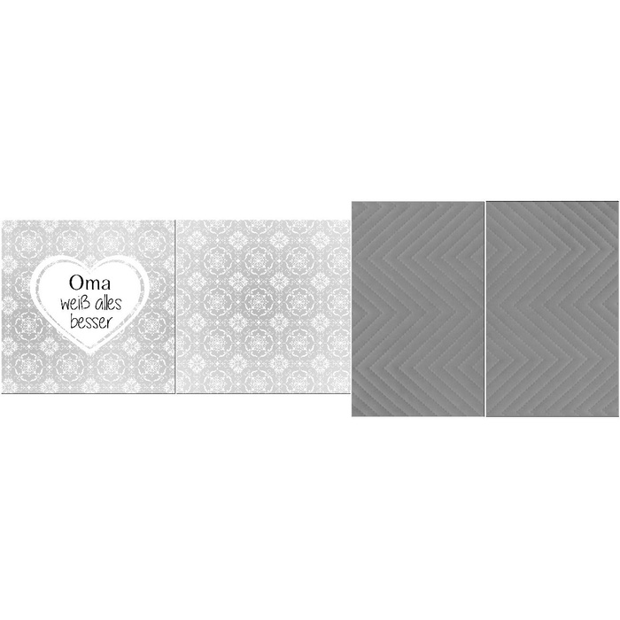 OZDOBNÉ POLŠTÁŘE - Oma weiß alles besser / damasco