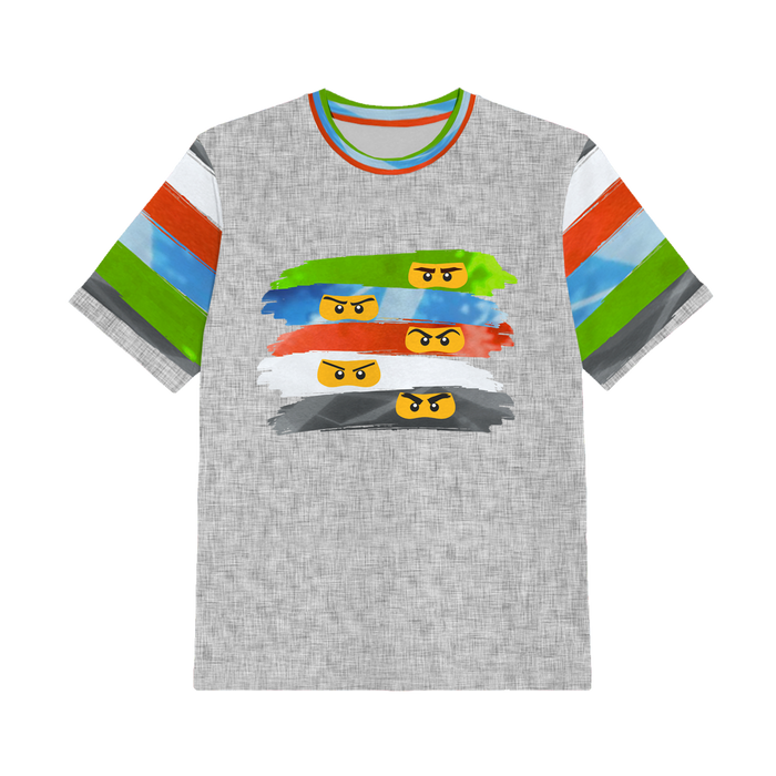 2-PACK - KID’S T-SHIRT - GOLD NINJA - sewing set