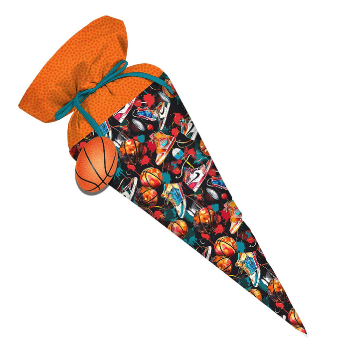 First Grade Candy Cone - BASKETBALL - sewing set