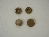 DRUCKKNÖPFE KAM 14 mm - BEIGE 10 set