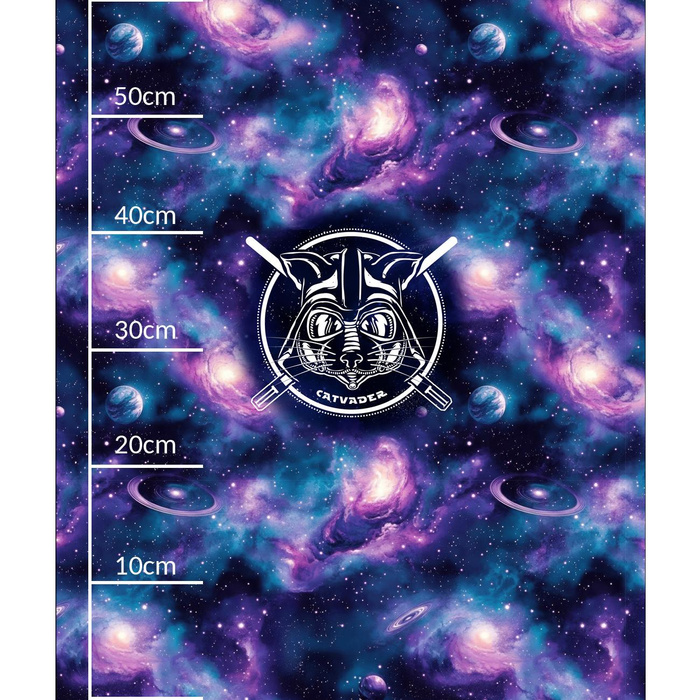 NEON GALAXY WZ.8 - panel (60cm x 50cm)- single jersey with elastane ITY