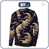 MEN’S SWEATSHIRT (OREGON) BASIC - DRAGON SKULLS - sewing set