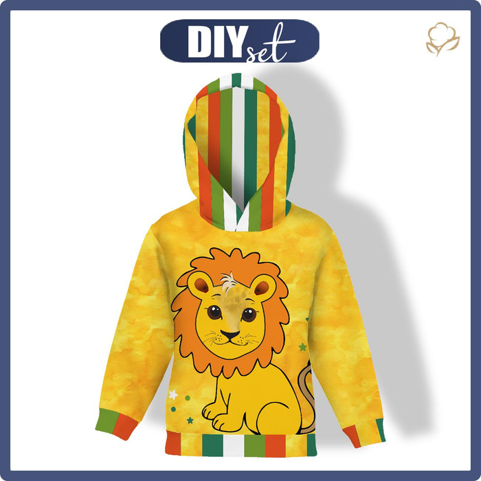 KINDER HOODIE (ALEX) - LÖWE LEON - Sommersweat (110/116)
