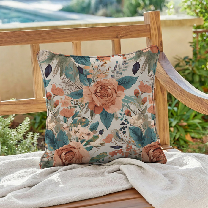 PASTEL FLOWERS WZ. 36 - Cotton muslin