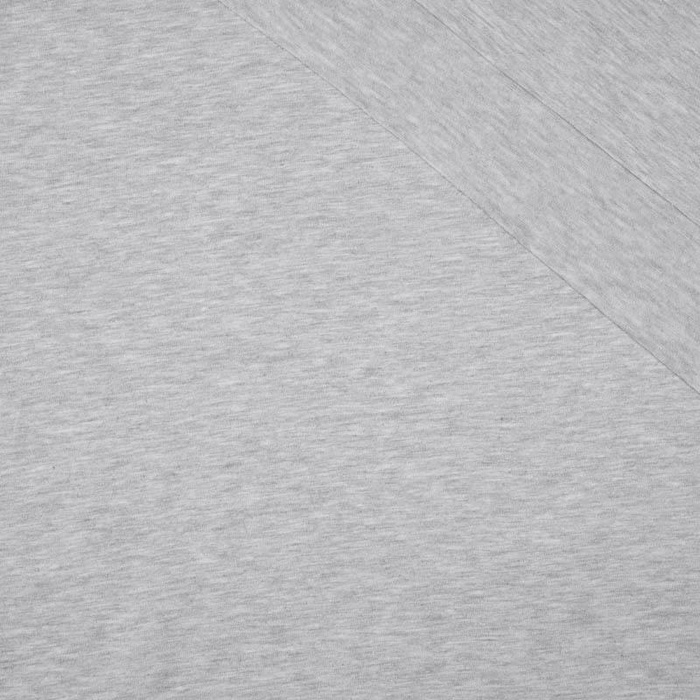 KUPON - M-01 -MELANŻ JASNOSZARY - single jersey z elastanem