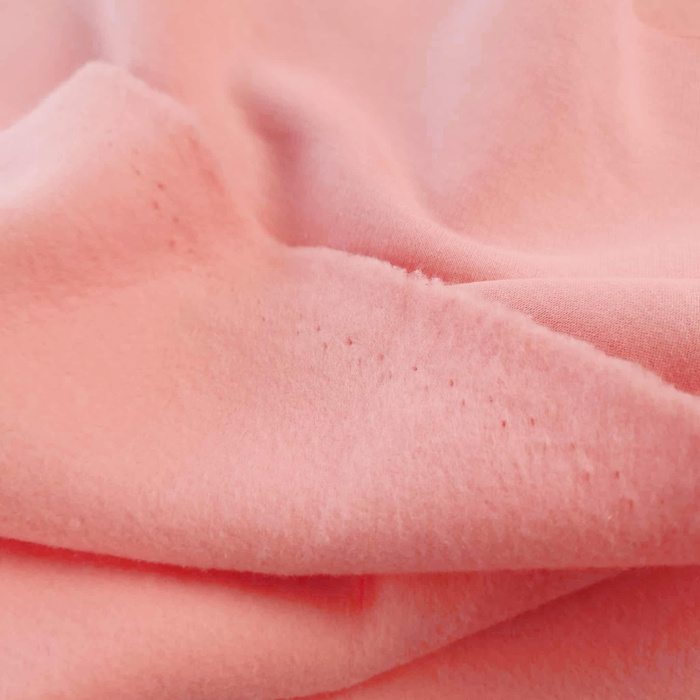 Gruba dresówka drapana D300 - LIGHT PEACH (M-24)