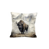 KISSEN 45x45 - BISON - Baumwoll Webware - Vorderseite + Rückseite