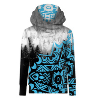 HYDROPHOBIC HOODIE UNISEX - MANDALA FOREST - sewing set