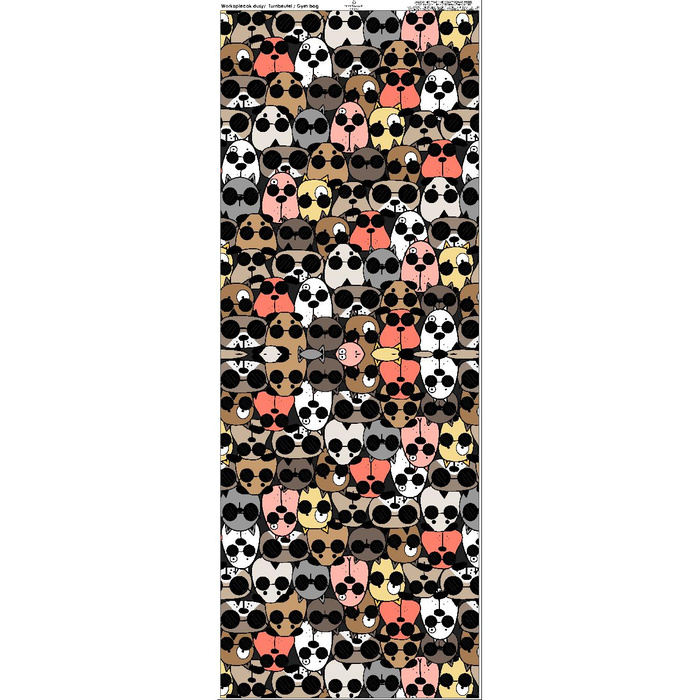 TURNBEUTEL - ANIMALS MS.2 - klein