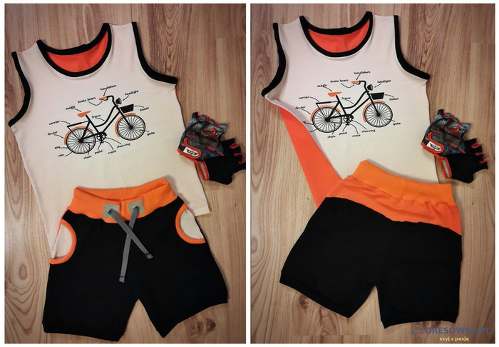 BIKE / beige - panel, looped knit 