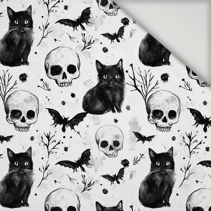 HALLOWEEN WZ. 48 - dzianina drapana z elastanem ITY