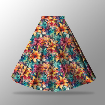 Skirt panel "MAXI"/ Flowers pat.41
