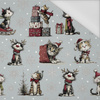 CHRISTMAS PETS WZ. 3 - tkanina szybkoschnąca