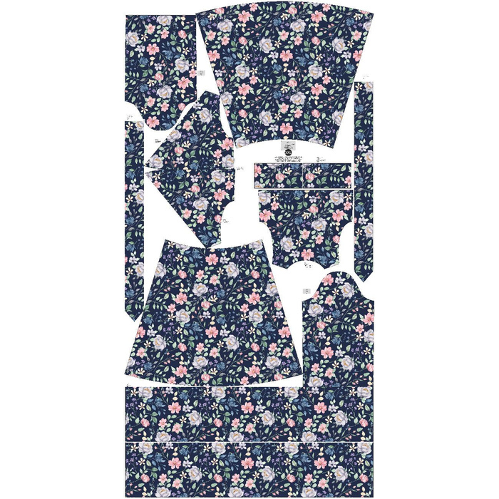 WICKELKLEID MIT RÜSCHEN (ABELLA) - SUMMER FOLK m. 5 - Nähset 