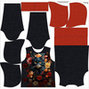 BLUZA DAMSKA (POLA) CLASSIC Z KAPTUREM - Animals mandala wz.7 - zestaw do uszycia XXXL