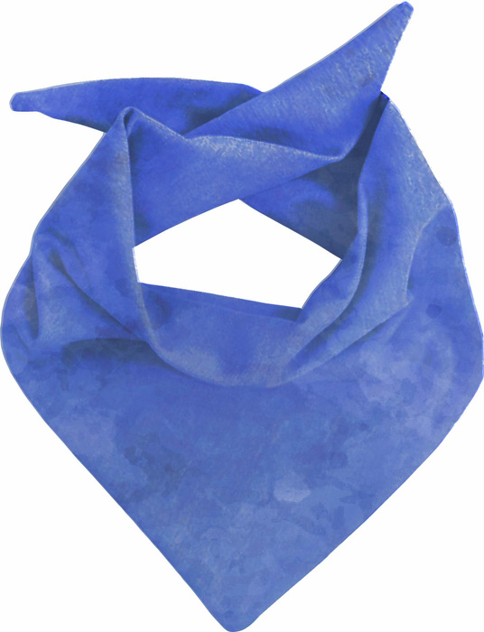 KID'S CAP AND SCARF - BLUE HEDGEHOG 55-58