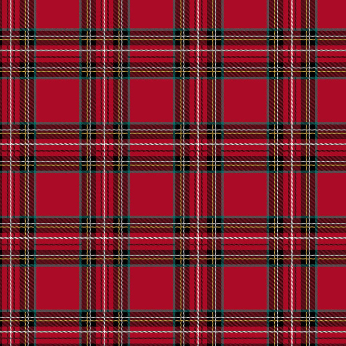 CHECK PAT. 12 / red - Woven Fabric for tablecloths