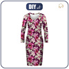 PENCIL DRESS (ALISA) - EXOTIC ORCHIDS pat. 8 - sewing set XS
