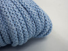 Baumwollkordel - rund, 5mm - BABY BLUE