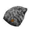 "Beanie" cap - PIXELS pat. 2 / grey / Choice of sizes