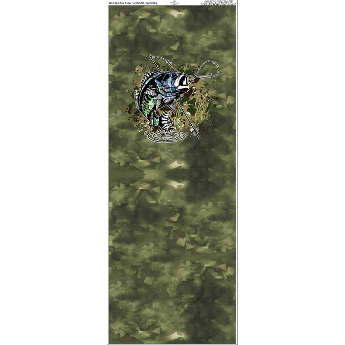 GYM BAG - FISHING TIME - small