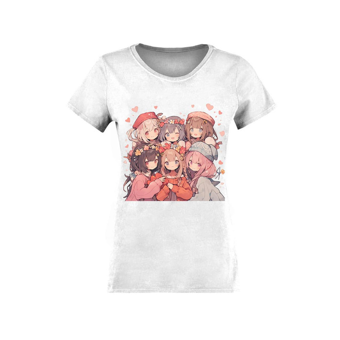 ANIME FRIENDS VZ. 2 - panel (75cm x 80cm) SINGLE JERSEY