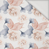 RETRO FLOWERS WZ. 3 - Jersey wiskozowy
