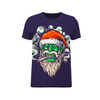 T-SHIRT MĘSKI - GREEN SANTA - single jersey XXXL