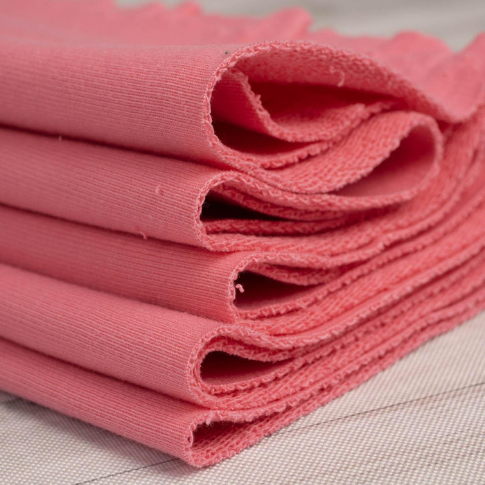 D-107 CANDY PINK - thick looped knit 290g