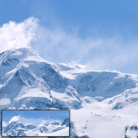 GEBIRGE - panoramisches Paneel 60 cm
