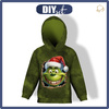 KID'S HOODIE (ALEX) - GREEN CREATURE 2 - sewing set