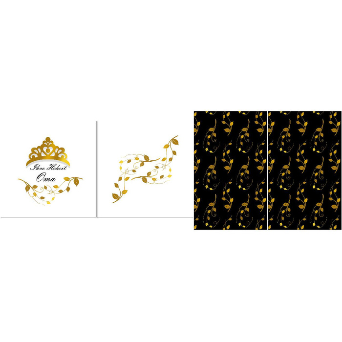 DECORATIVE PILOWS - Ihre Hoheit Oma / crown