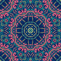 BUNTE MANDALA m. 4 - Hydrophober angerauter Wintersweat