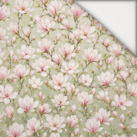 PASTEL FLOWERS WZ. 28 - lekka dzianina drapana