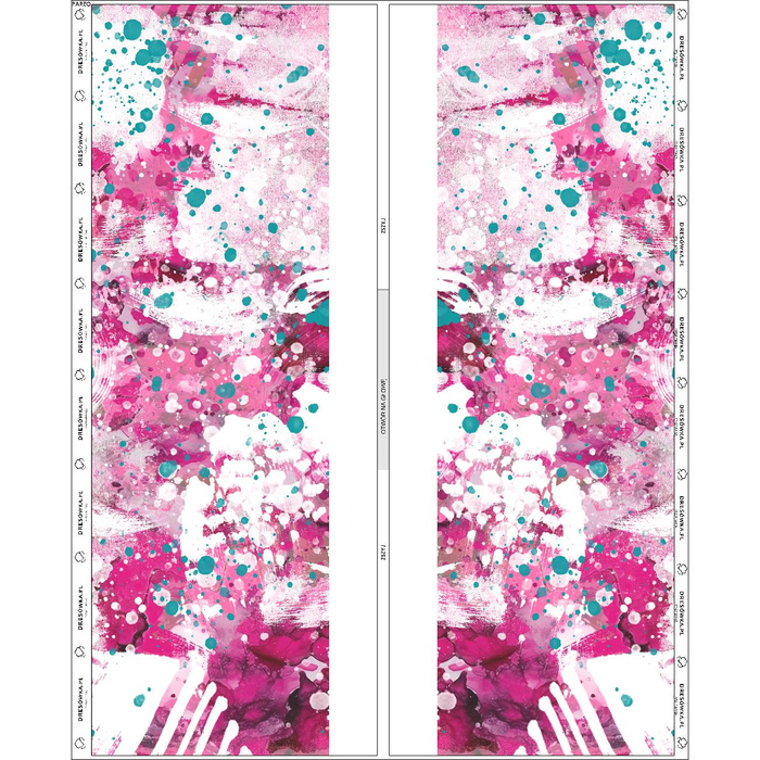 PAREO - PINK SPLATTER - Sada šití 