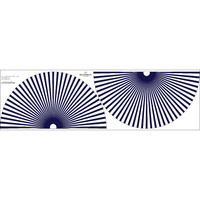 STRIPES - circle skirt panel