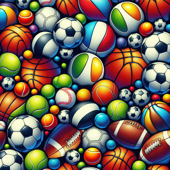 NEON BALLS WZ.1 - Waterproof woven fabric