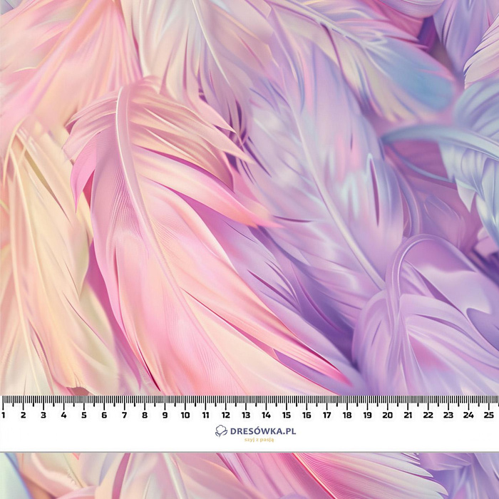 FEATHERS pat. 1 - Viscose jersey