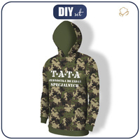 MEN’S HOODIE (COLORADO) - TATA / CAMOUFLAGE - sewing set